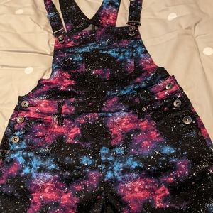 Galaxy print overall